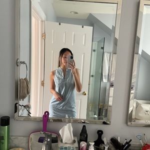 Abercrombie & Fitch Sleeveless Denim Dress in XS